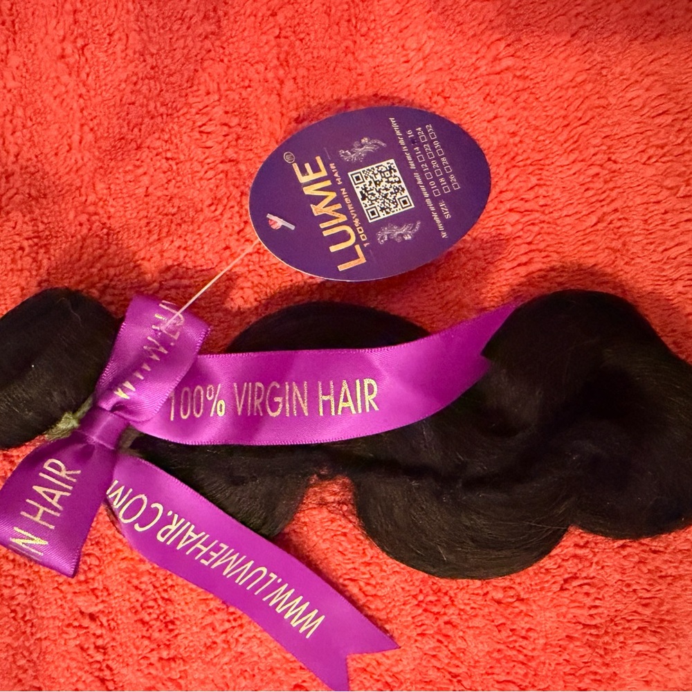 Luvme 100% Virgin Hair Bundle 16” body wave